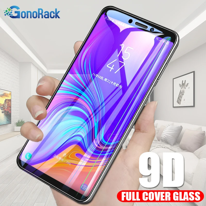 Защитное стекло GonoRack 9D для Samsung A6 2018 Galaxy A7 защитное A750 A5 A8 A9 Plus защита