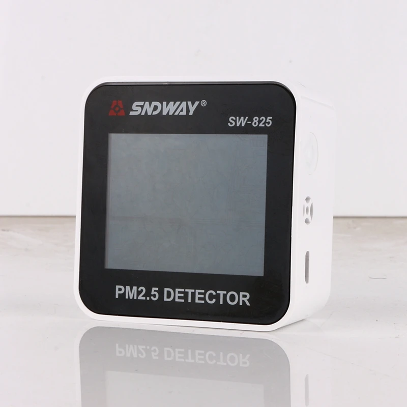 Лазерный детектор газа SNDWAY PM2.5 цифровой монитор качества воздуха мини ЖК-дисплей