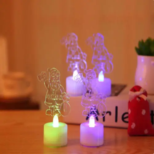 Электронная Рождественская елка ночник LED Романтичный подарок изменение