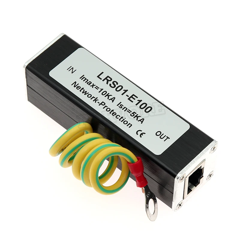 Network RJ45 Surge Protector Protection device Lightning Arrester SPD for 100M Ethernet Network|Компьютерные кабели и
