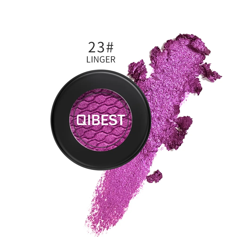 23 24 цвета Тени для век легко носить макияж мерцающий пигмент один цвет зеленый фиолетовый синий красный крем тени для век Палитра Макияж - Цвет: 23