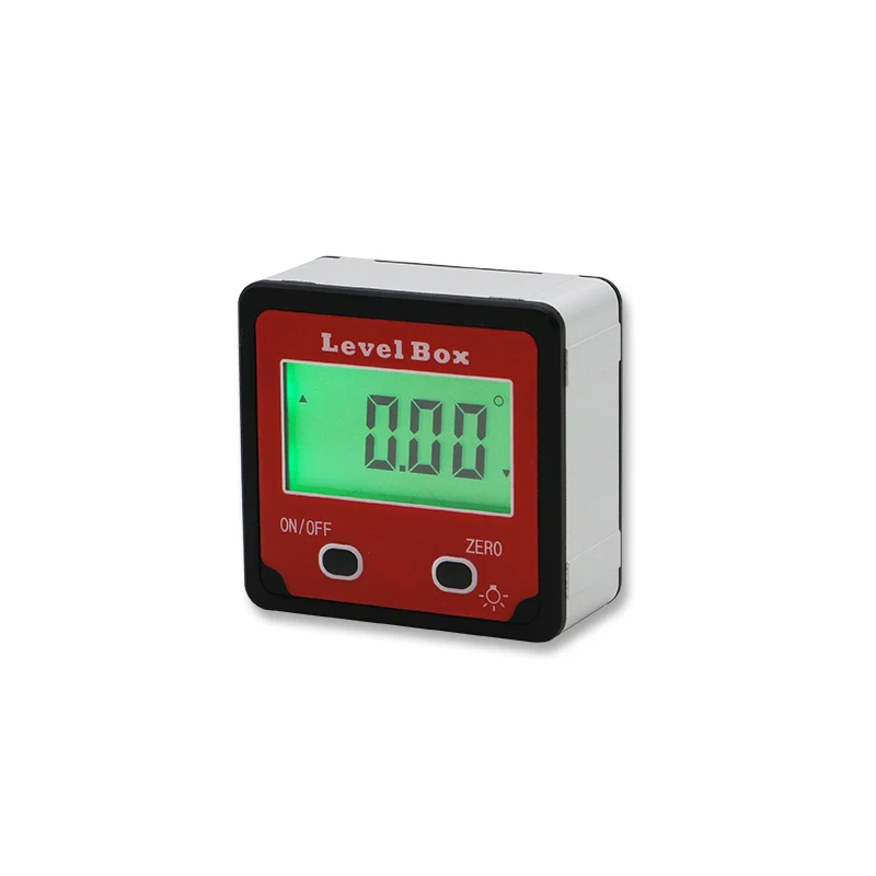 Inclinómetro electrónico con caja cónica, inclinómetro Digital con retroiluminación, medidor de Ángulo de medición