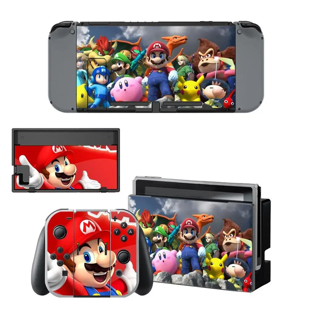 YSNS0417 Сменные наклейки для Nintendo s NAND Сменные наклейки Mario Switch Skin совместимы с консолью Nintendo doswitch, Joy-Con, контроллером - Цвет: YSNS0417