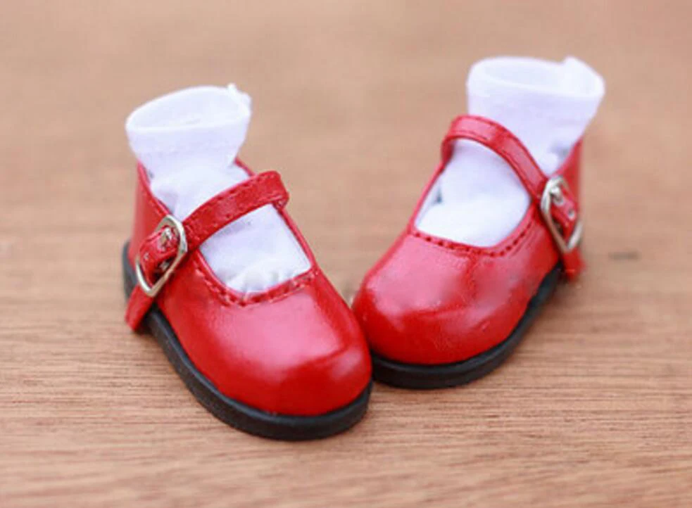 D01-P231 Blyth Doll 1/4 bjd 1/6; обувь для кукол; цветная обувь на плоской подошве; кожаная обувь; 1 шт