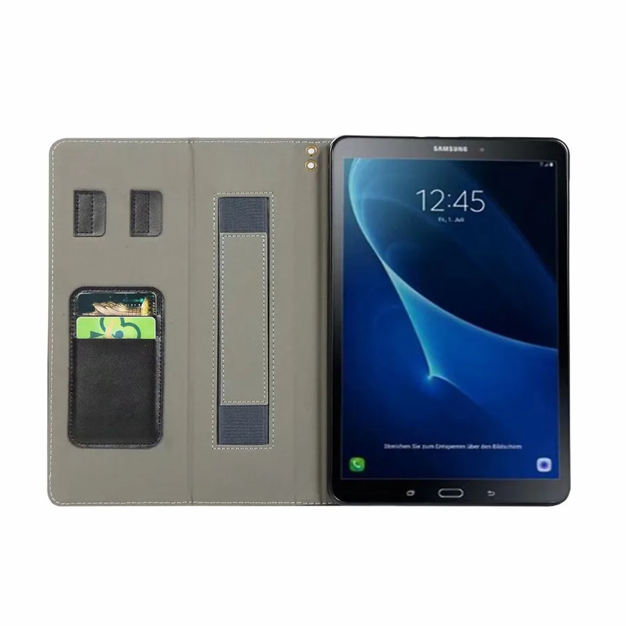 Премиум чехол для samsung Galaxy Tab A 10,1 P580(с S pen) Smart Cover Чехол Funda для samsung P585 ручной держатель с подставкой