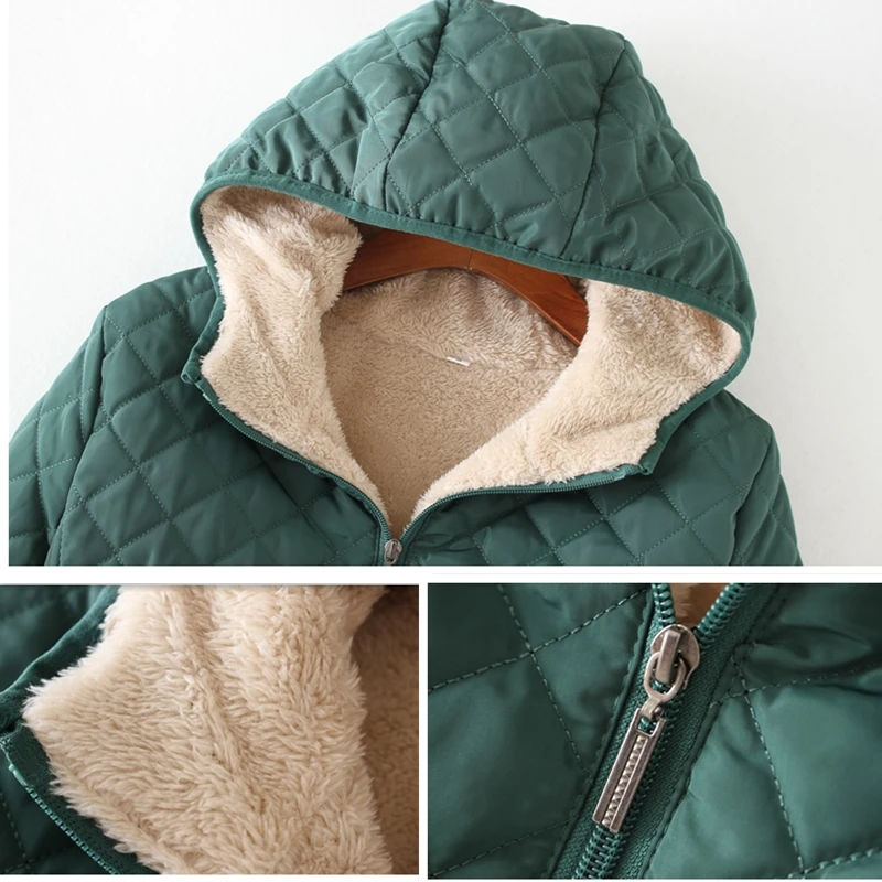 JXP GJZ осень-зима Для женщин Куртка утепленная черная на молнии длинный рукав