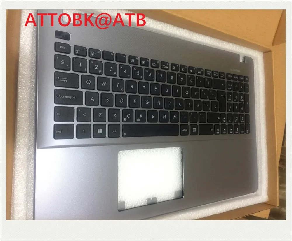 Клавиатура с испанской раскладкой для ноутбука Asus K550V X550cc X550VC X550J X550VB A550L Y581C F550 R510L