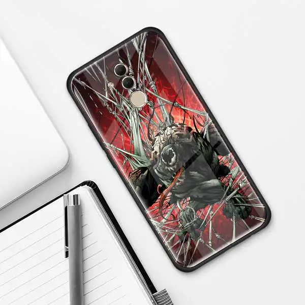 009 Чудо-яд, супергерой, чехол из закаленного стекла для huawei P30 Pro P10 P20 P30 Lite mate 10 20 Pro Honor 20 Pro 8X, чехол - Цвет: 009