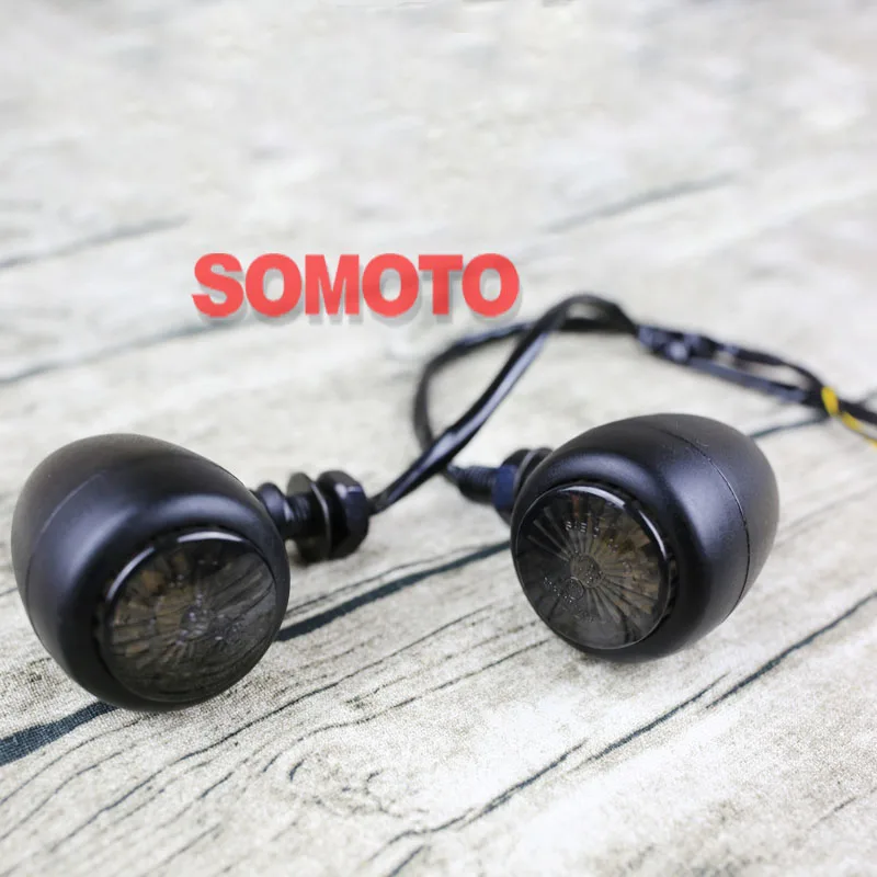 Винтажная мотоциклетная лампа указателя поворота светодиодные чипы чугунный