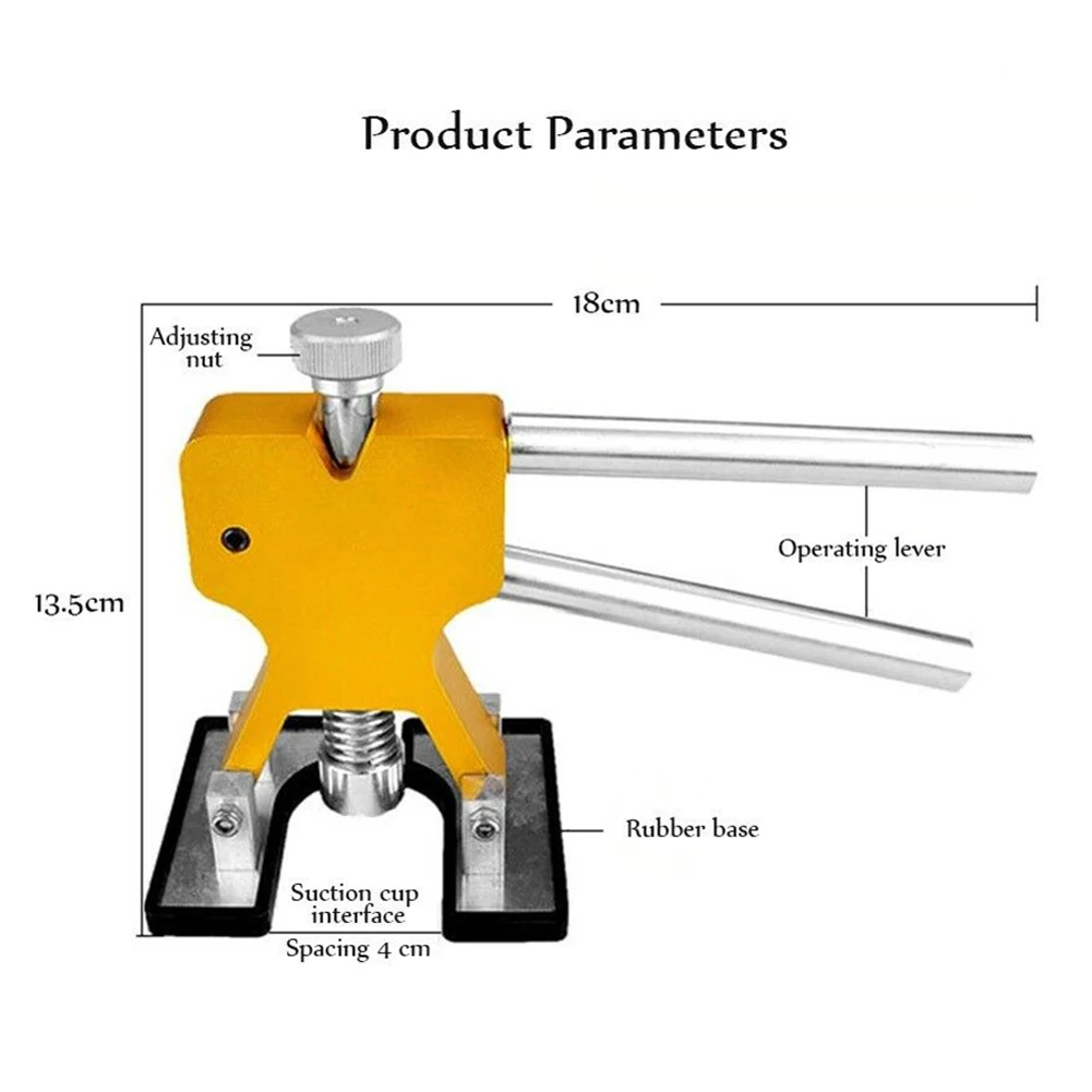 

us plug Car Paintless Dent Removal Repair Tools Kit Puller Lifter Tabs Glue Stick Set Aluminum body dent pulle