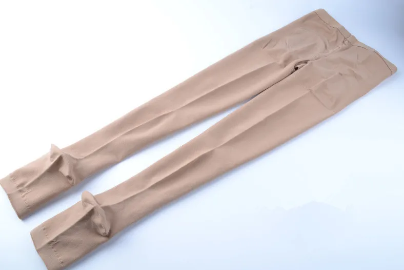 Beige-Open toe-S Компрессионные чулки колготки носки Профессиональные 20-30 мм рт. Ст. Медицинские утягивающие Носки Колготки Компрессионные носки - Цвет: Beige-Open toe-S