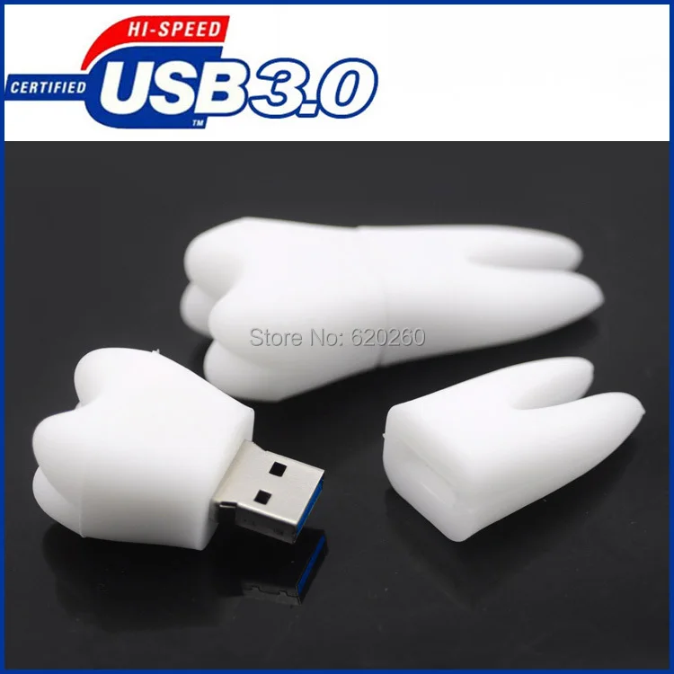 Usb-флеш-накопитель с белыми зубьями 64 ГБ 32 16 8 usb 3 0 | Компьютеры и офис