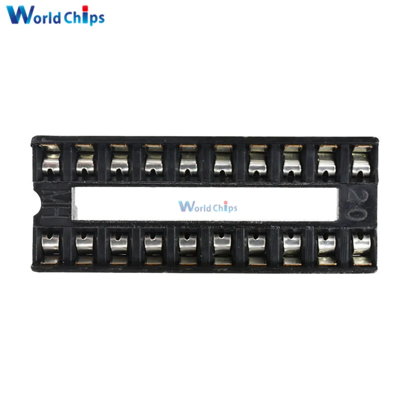 10 шт. 20 Pin 20PIN DIL DIP IC Socket PCB Mount Contor Новый|ic socket|dip socket |