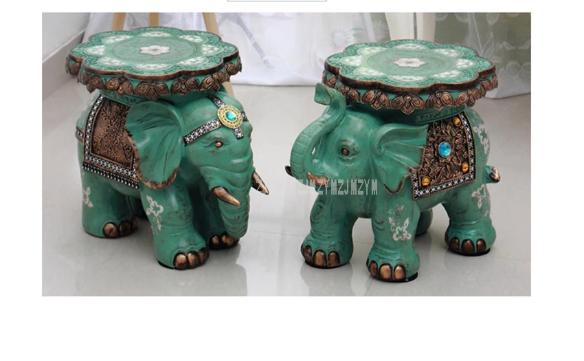 Европейский стиль Lucky Elephant дизайн низкий табурет для гостиной домашнего интерьера украшение османский табурет свадебные подарки