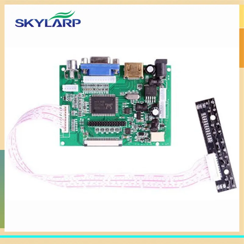 

Skylarpu TTL LVDS Controller Board HDMI VGA 2AV 50PIN for AT070TN90 HDMI VGA Input Driver Board Controller for Raspberry Pi