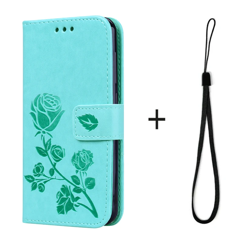 MGH Green Strap For Blackview A60 Case Blackview A60 Pro Case Cover Wallet Leather Back Cover Phone Case For Blackview A60 A 60 Case Flip Fundas - Цвет: MGH Green Strap