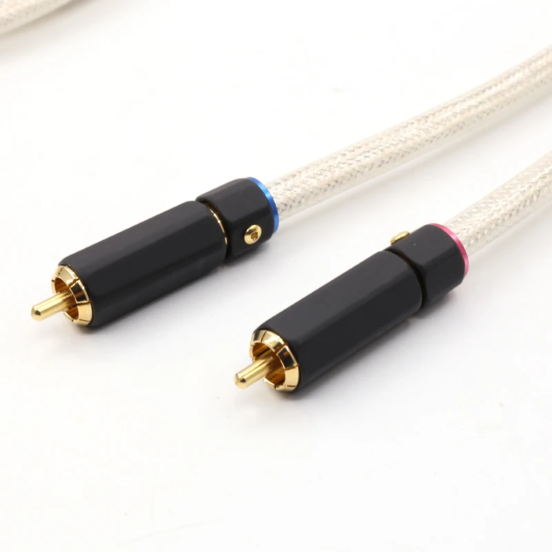 Соединительный кабель RCA (штекер)/XLR (штекер) Посеребренная медь | Электроника