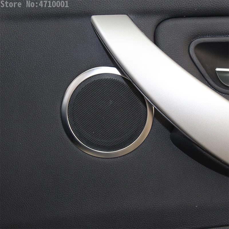 ABS хромированный автомобильный громкий динамик звуковое кольцо аксессуары для BMW