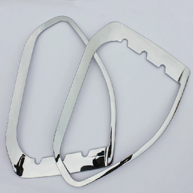 2 шт. ABS Хромированная внешняя передняя противотуманная фара держатель фары