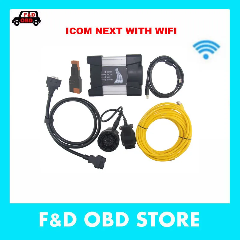 V2019.07 ICOM Next wifi для BMW NEXT A + B C A2 диагностический сканер WIFI 3 в 1 инструмент