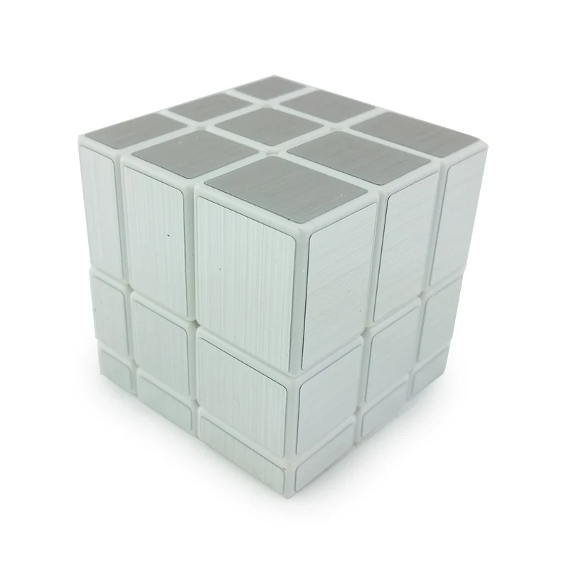 3x3x3 белый серебристый зеркальный магический куб скоростной пазл игрушки для