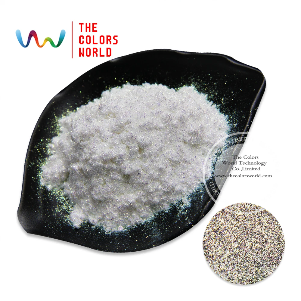 TCWB 169 синий/зеленый/золотистый разноцветный перламутровый пудра Хамелеон