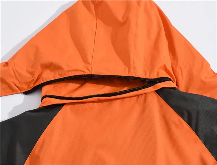 Mountainskin Men Autumn Hiking Jackets Outdoor Sport Windbreaker Camping Trekking Fishing Fleece Hat Detachable Male Coats MA343