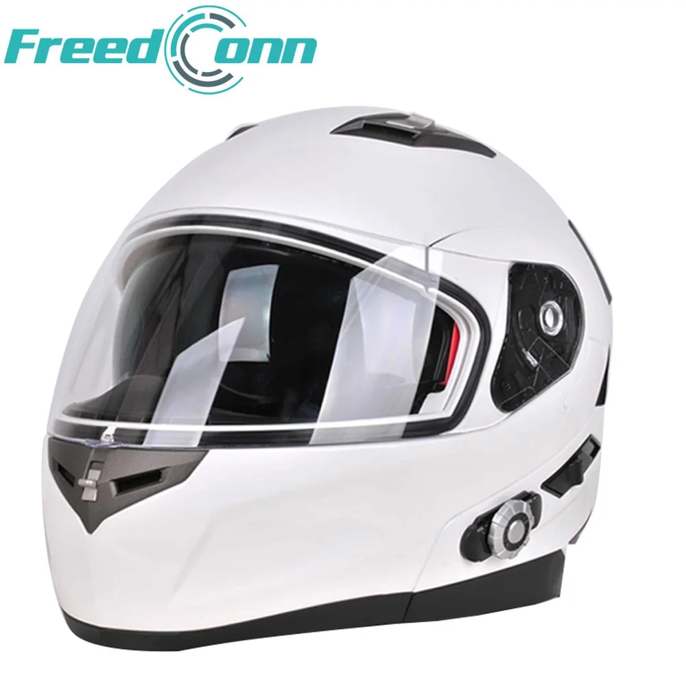 Умный Bluetooth шлем FreedConn встроенный домофон с поддержкой 2 riders bluetooth FM мотоциклетный