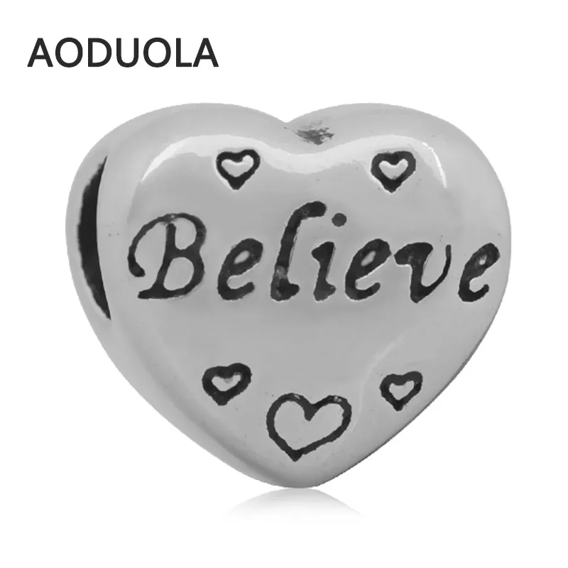 2 шт. в партии нержавеющая сталь форме сердца с буквенными бусинами сделай сам