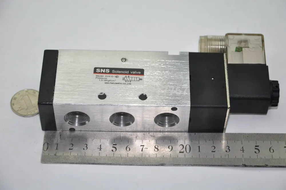 

3V410-15 RC1/2'' DC12V DC24V 220V 2 position 3 port Solenoid Control Valve (3V Series) SNS pnematic parts Air valve 2/3ways