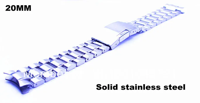 

1PCS High quality 20MM Solid Stainless Steel Watch band Watch strap -803021