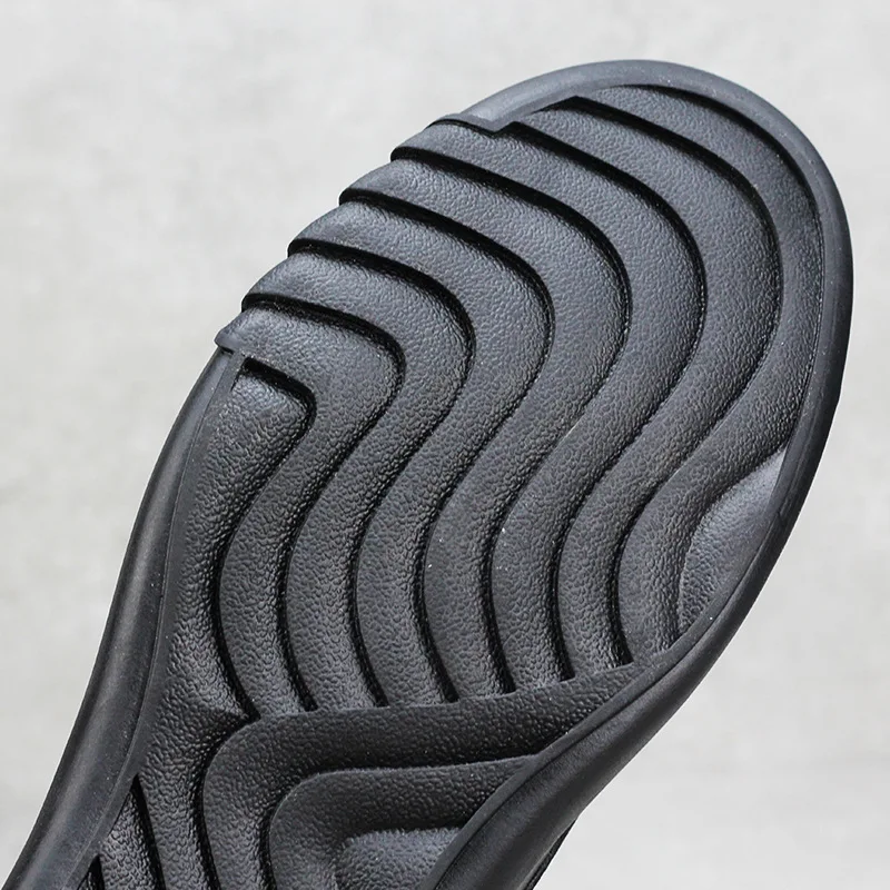 

Monstceler Brand Men's Natural Leather Shoes Black Anti-skid Soft Bottom Designer Shoes Breathable Wear-resistant Loafer Shoes