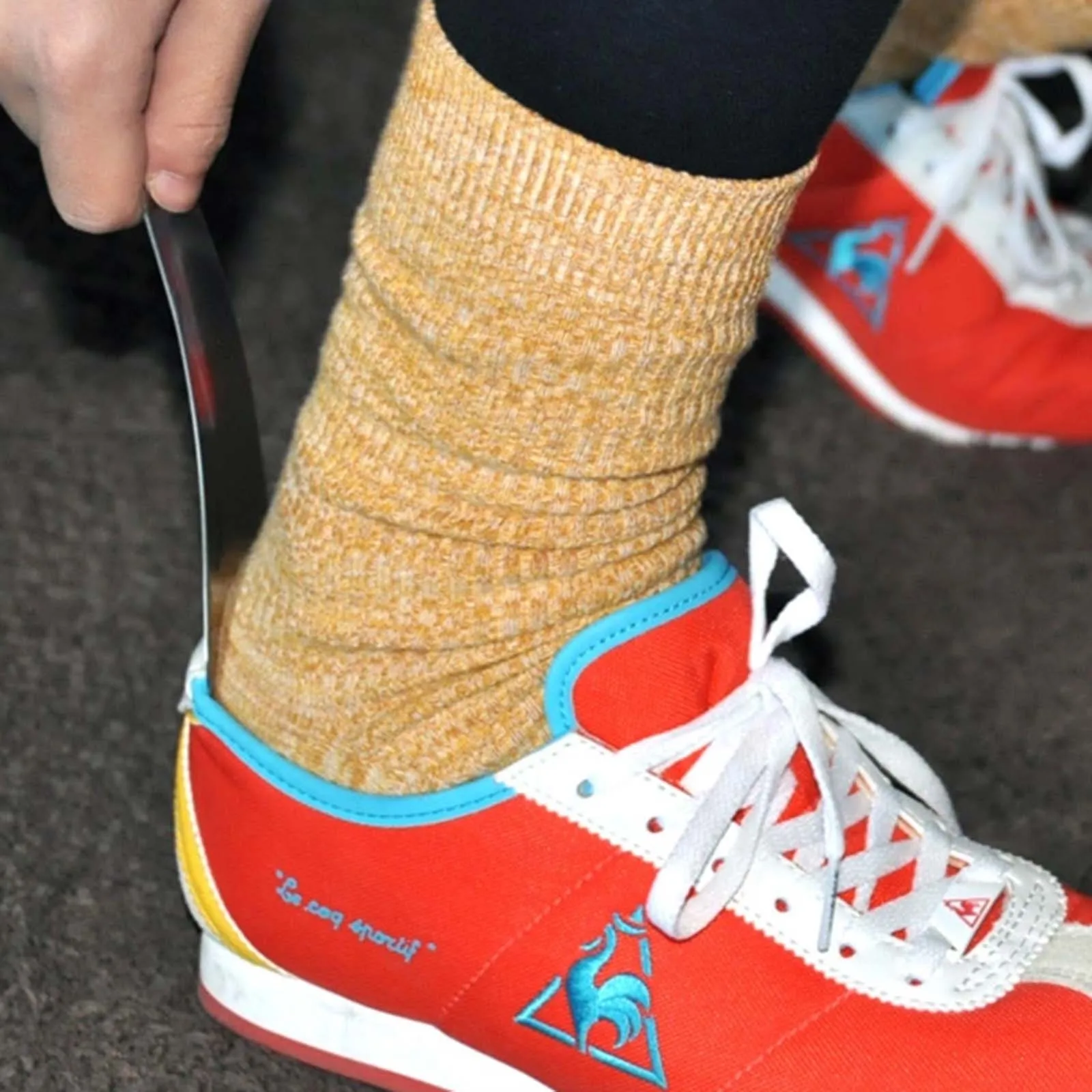 Профессиональный серебристый рожковый станок для обуви из нержавеющей стали