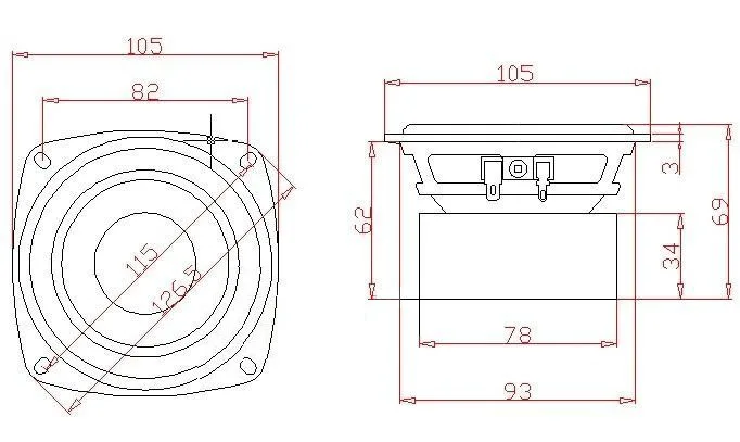 " дюймовый 4ohm 6ohm 8ohm 15 Вт полный спектр антимагнитный динамик аудио стерео громкий динамик Рог труба DSCS-4-06B