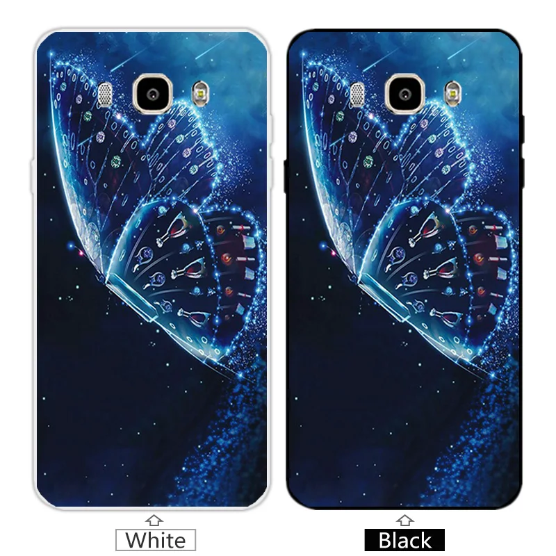 For Samsung J7 2016 Silicon Case 5.5 inch for Galaxy J7108 J7109 Back Soft TPU Cover Scenic Eagle Phone Bag |