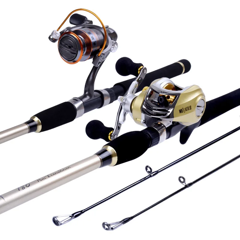 Lure Rod Telescopic Fishing Rod   H Tone Superhard Pit Road  Distance Throwing Fishing Pole Casting/spinning Reel and Canes Set enlarge