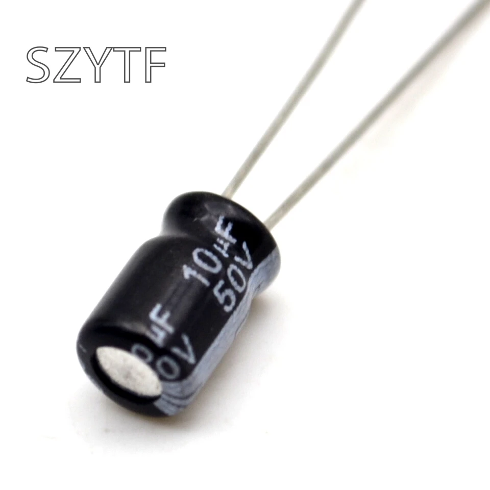 50 шт./пакет 4*7 мм В/10 мкФ электролитический конденсатор|electrolytic capacitors|10uf electrolytic