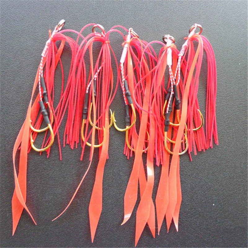 10 шт силиконовые светящиеся рыболовные приманки с крючками юбка помощь крючок