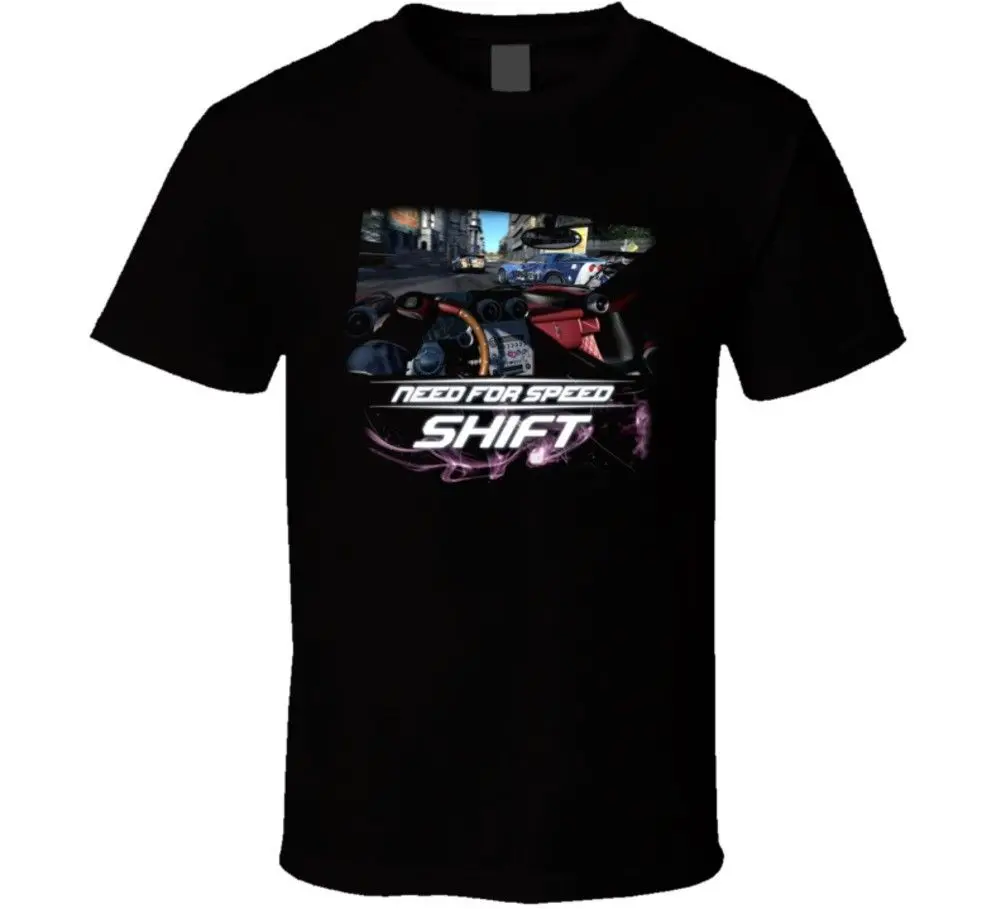 Мужская футболка с надписью Need For Speed Shift Повседневная унисекс бесплатная