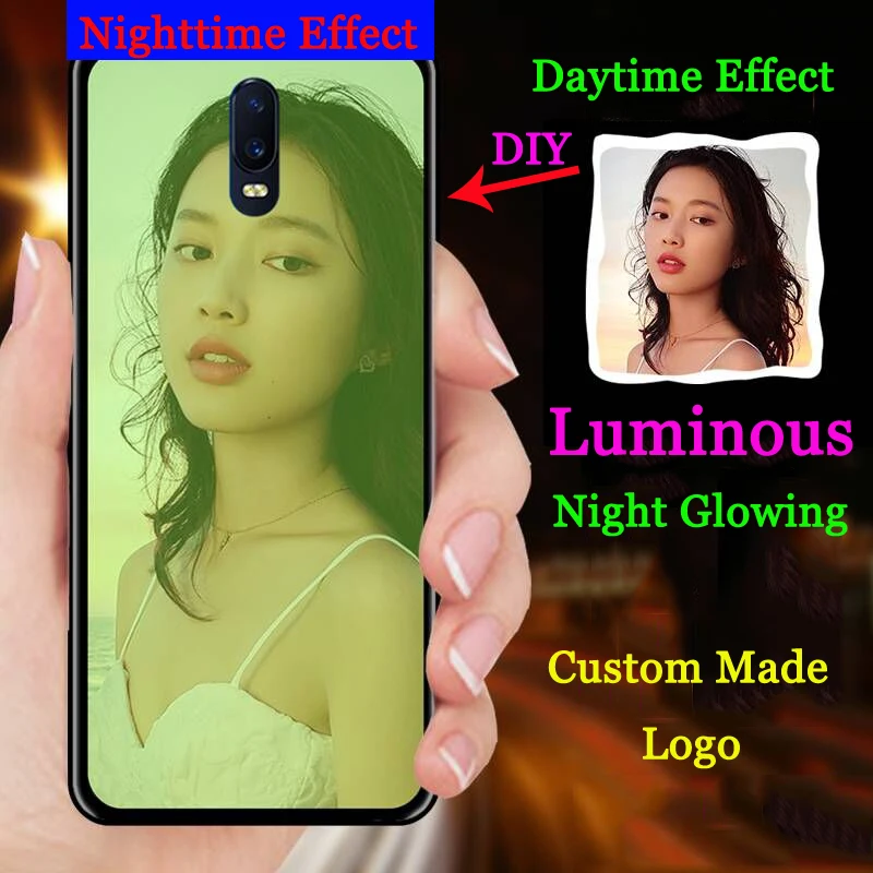 Luminous Dark Glowing Phone Case For Samsung Galaxy S8 S9 S10 Plus Note 8 9 Glass Cover Coque S10e Luxury Silicone Fundas Shell | Мобильные
