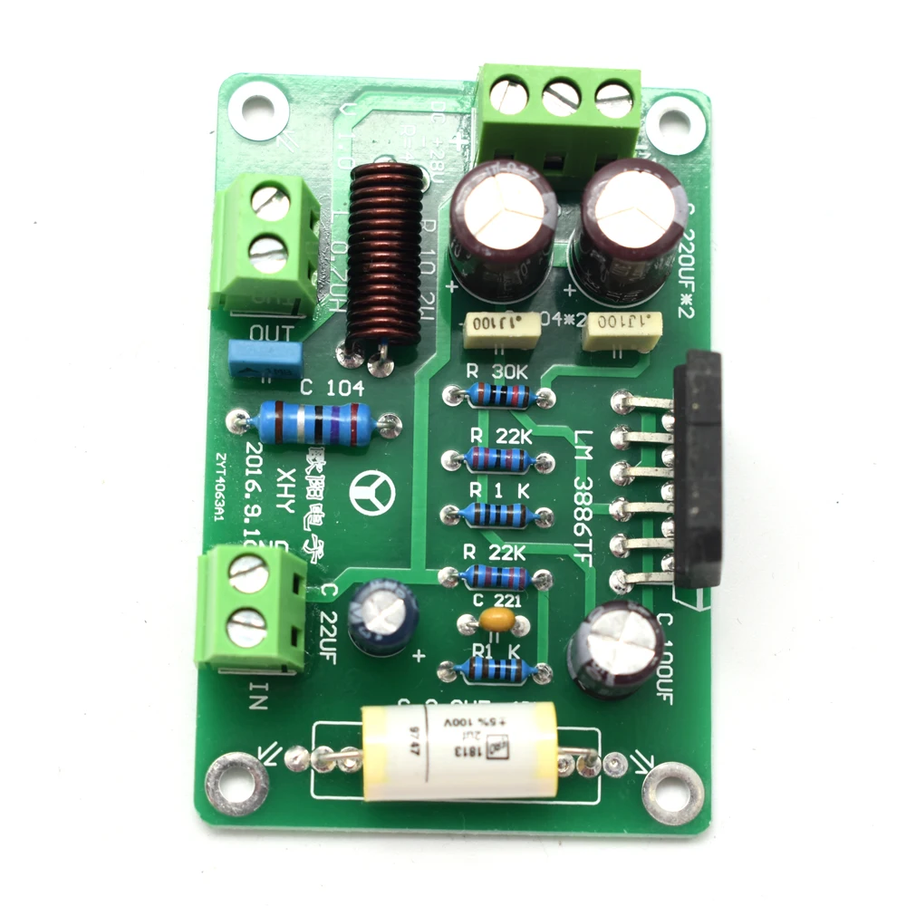 Lusya HiFi LM3886TF моно аудио усилитель мощности доска 68 Вт для 4-8 Ом динамик в сборе F5-010