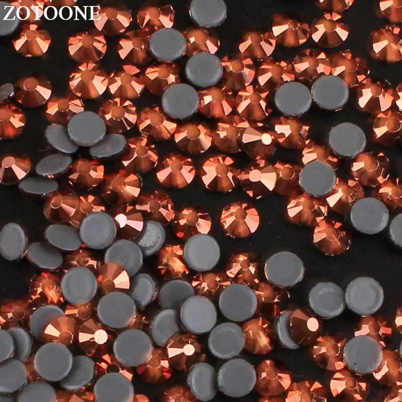 JM002 ZOTOONE SS6-SS20 горячей фиксации кристалл дизайн ногтей Стразы для одежды украшения железа на переводах Flatback Стекло Стразы - Цвет: JM002