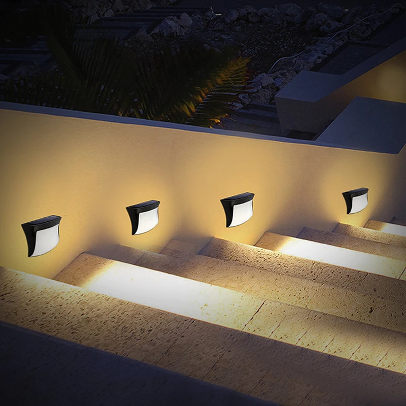 Solar Lights Outdoor Garden Lamp Wall Light Wireless 3 LED Waterproof Security For Fence Yard Decoration | Освещение