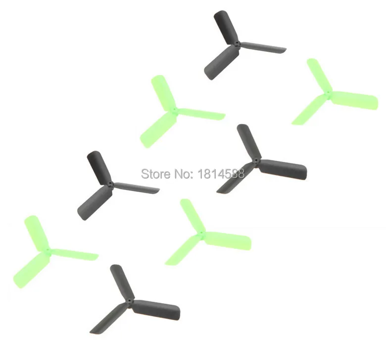 4 Pairs Upgrade Version 3-Blade CW/CCW Propeller for Hubsan X4 H107/H107C/H107L/H107D H108 H108C YD918 JXD385 RC Quadcopter Part | Игрушки и