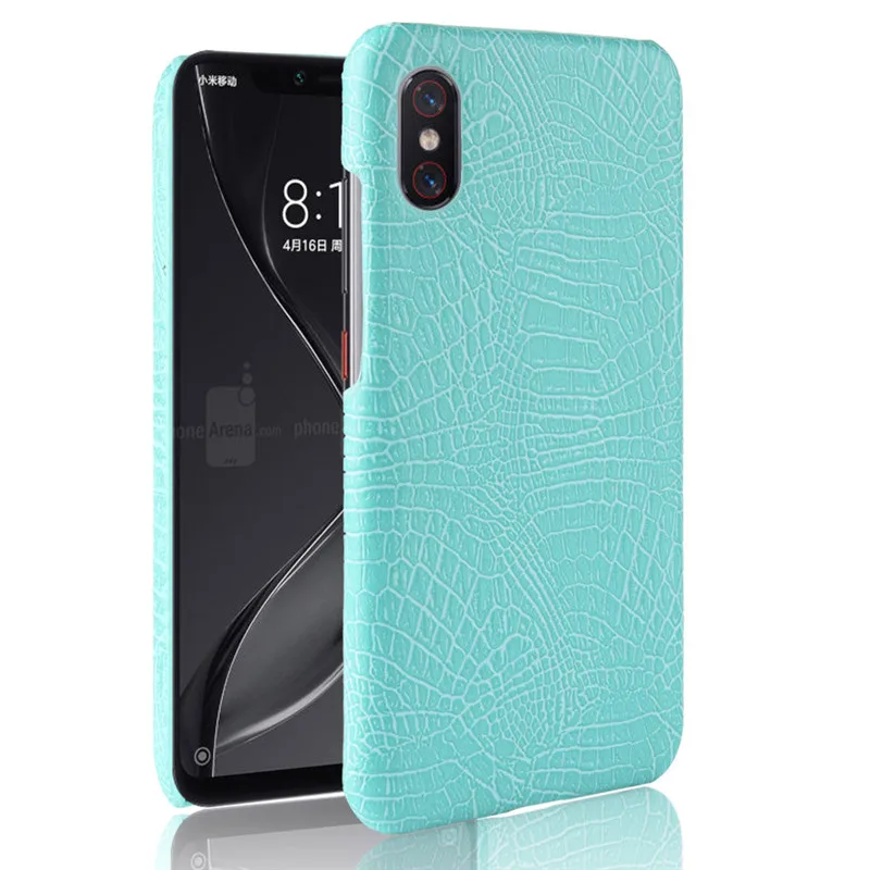 Xiaomi mi 8 Pro Чехол Xiao mi 8 Pro роскошный крокодиловый узор Обложка на заднюю панель из искусственной кожи чехол для телефона s для Xiaomi mi 8 Pro глобальная версия