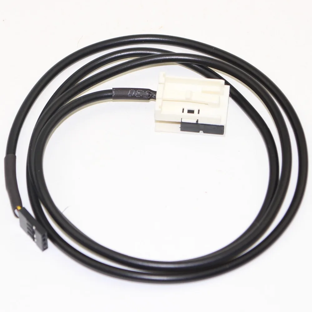 2 комплекта автомобиля AUX и переключатель USB соединительный кабель соединительный провод VW CC 2009-2013 Tiguan Passat B6 B7 3CD 035 249 3CD035249A