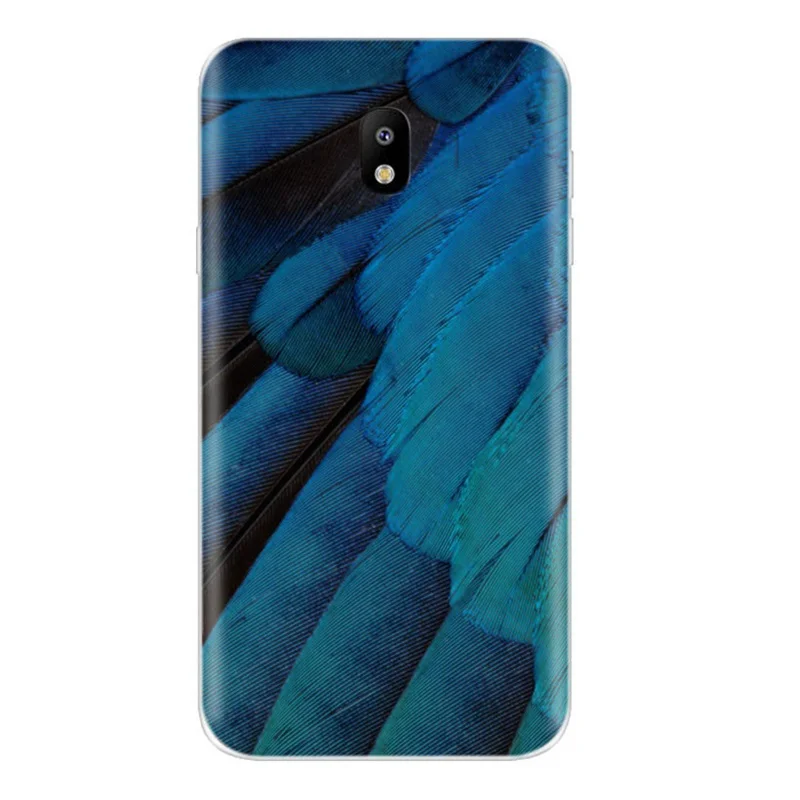 Case For Samsung Galaxy J5 2017 J530F Cover Blade Coloful Soft TPU Silicone fundas Leaf Painted Design Y003 |