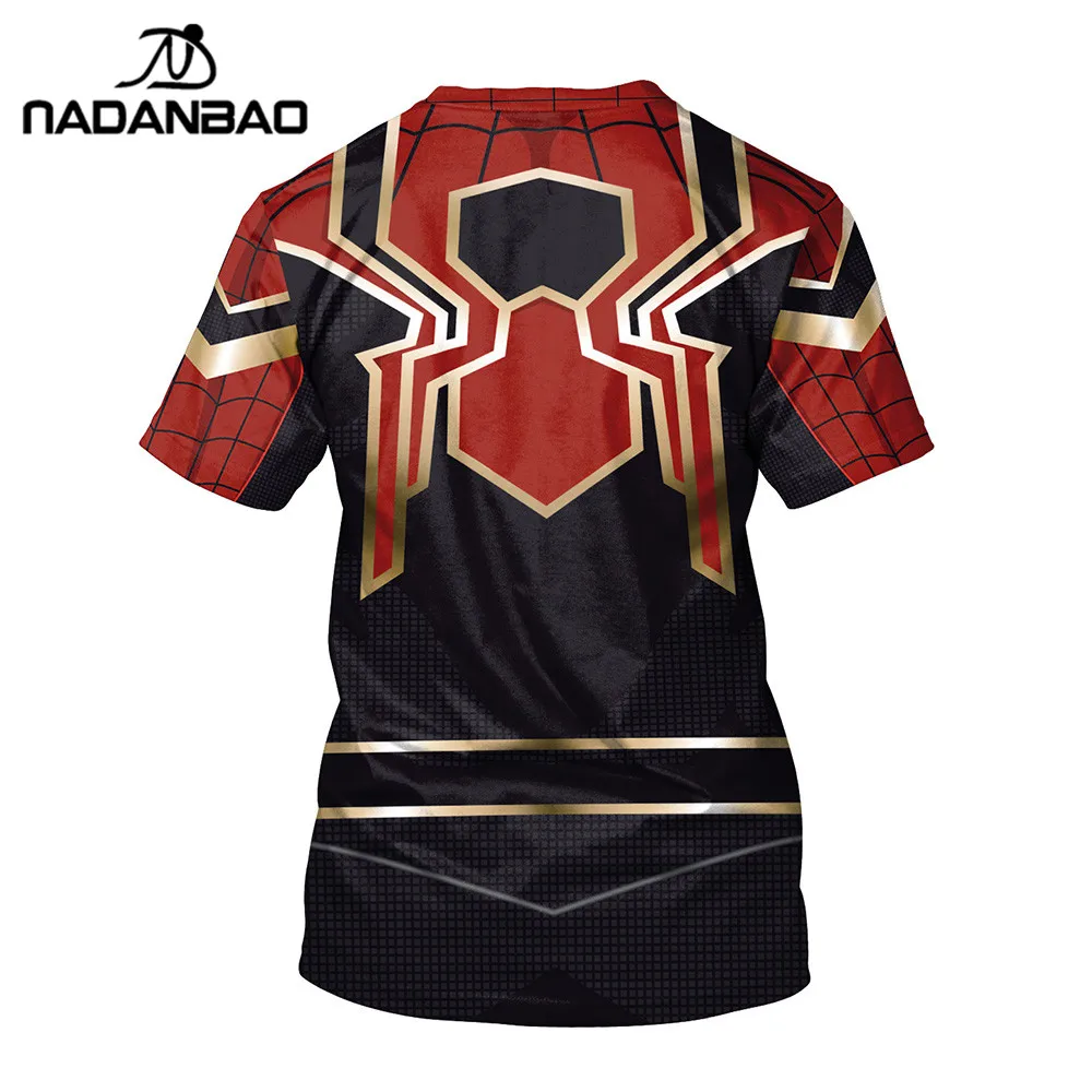 NADANBAO новый дизайн хип-хоп футболка Женская Паук 3D печать Броня крутой стиль |