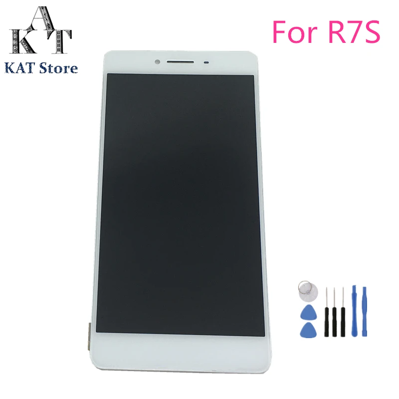 ЖК-дисплей 5,5 дюйма с сенсорным экраном для Oppo R7S, ЖК-дигитайзер в сборе с рамкой, подарочные инструменты