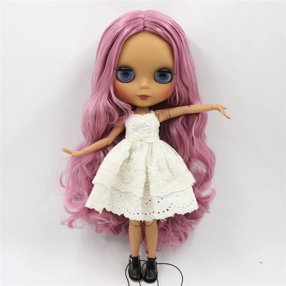 Ледяная кукла DBS Blyth 1/6 bjd игрушка для суставов тела темная кожа матовое лицо